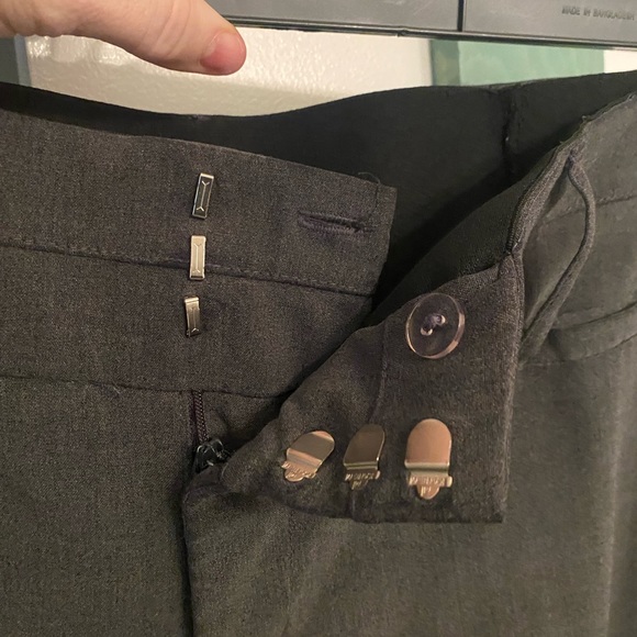 Gray women’s pants, good condition. Size 12 with 32” inseam. Snap closure. GUC - Picture 7 of 8